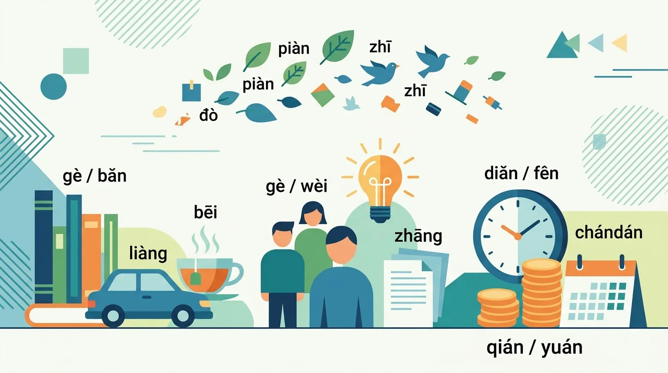 60 Lượng Từ Tiếng Trung Thông Dụng Nhất Kèm Ví Dụ Và Mẹo Ghi Nhớ