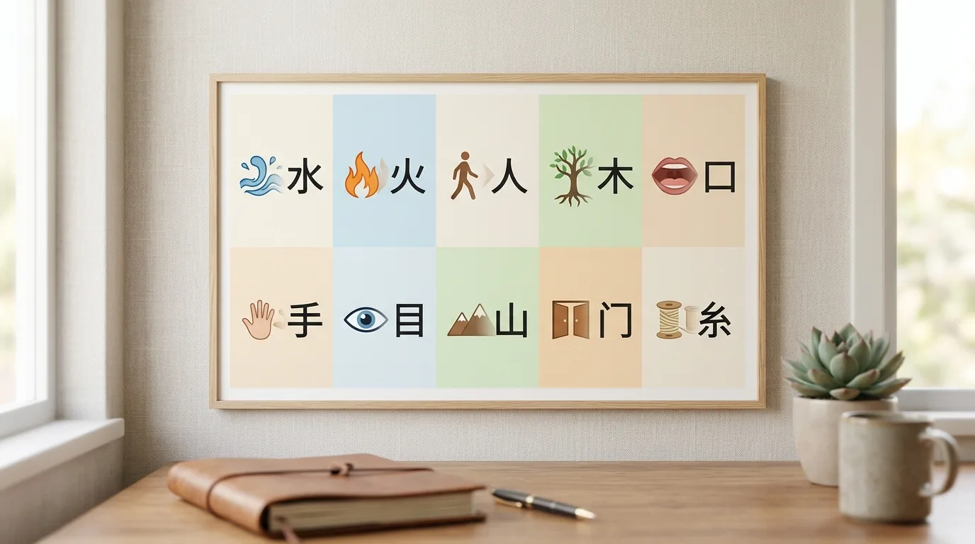 Danh sách 50 bộ thủ Hán tự quan trọng nhất giúp luyện thi HSK hiệu quả