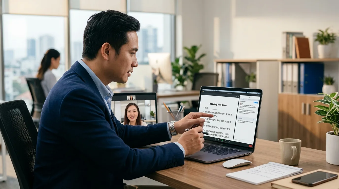 Học tiếng Trung online 1 kèm 1 với giáo trình hợp đồng công việc thực tế