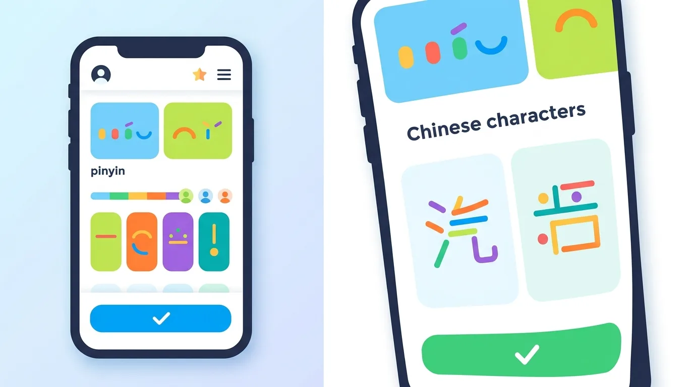 Giao diện app HelloChinese hỗ trợ người mới học tiếng Trung hiệu quả