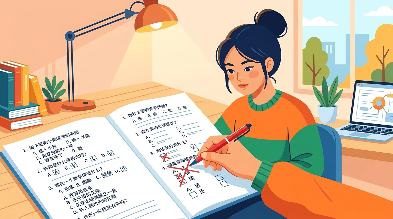 Chiến thuật loại trừ đáp án sai trong đề thi nghe HSK 6