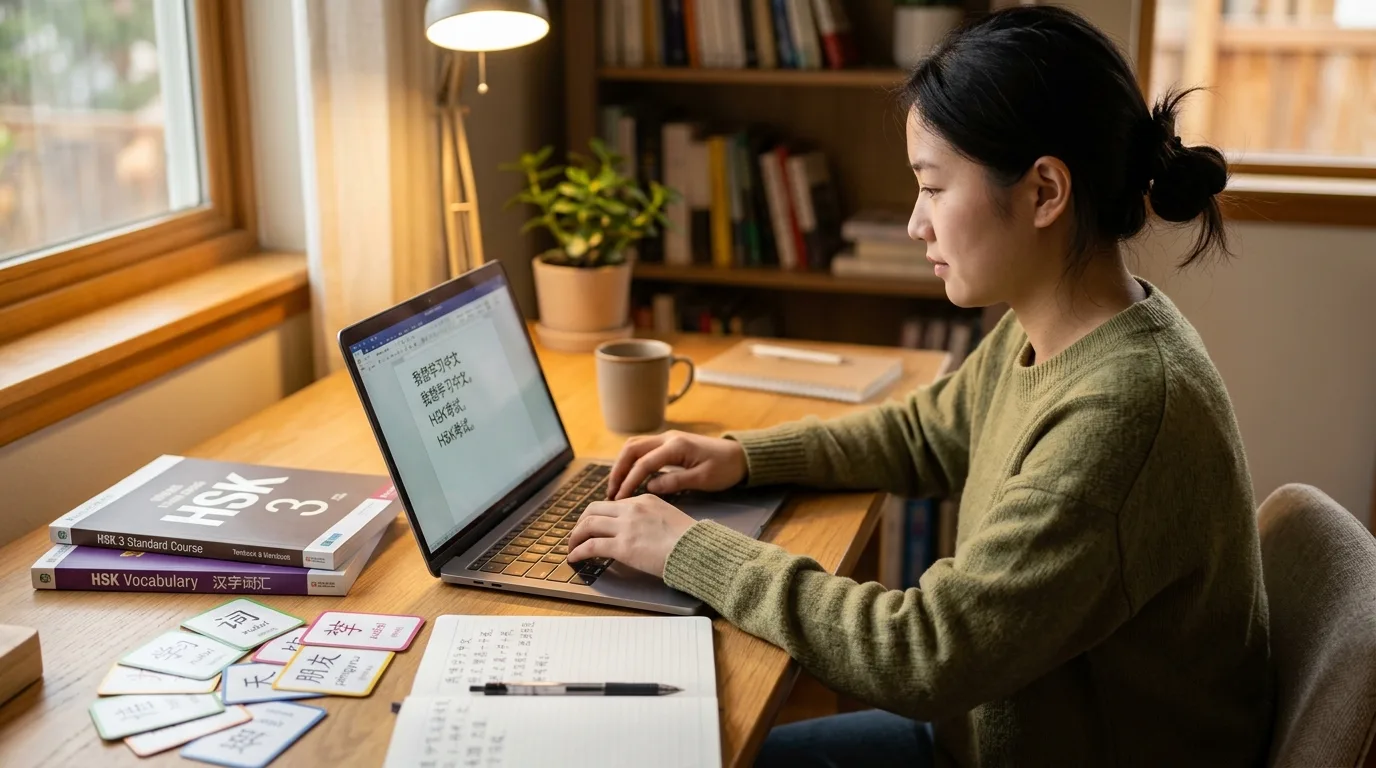 Mẹo gõ tiếng Trung nhanh khi luyện thi HSK online hàng ngày