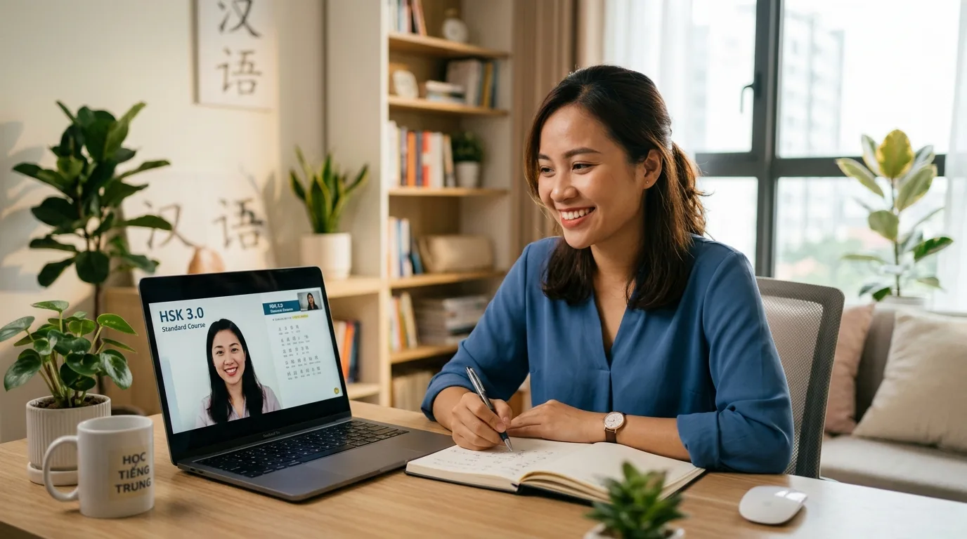 Khóa học tiếng Trung online chuẩn HSK 3.0 giúp ứng viên tự tin phỏng vấn xin việc