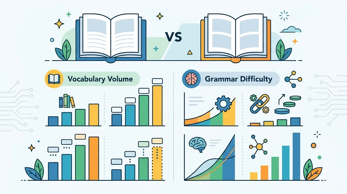 Phân tích độ khó và từ vựng ngữ pháp sách luyện thi HSK