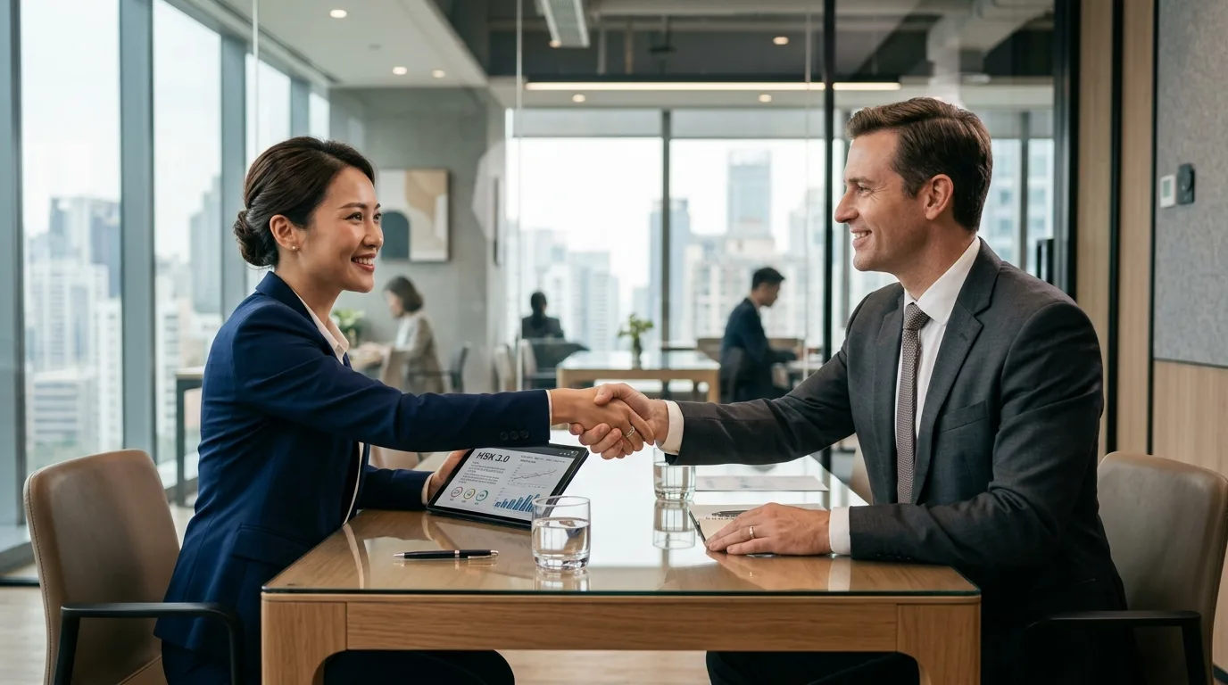 Ứng dụng tiếng Trung thương mại trong đàm phán và môi trường công sở thực tế