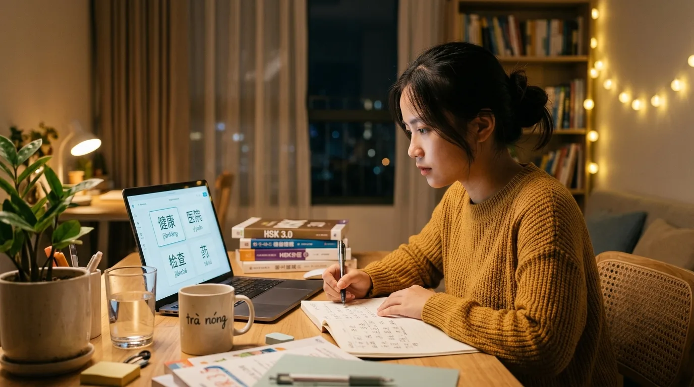 Luyện thi HSK online chủ đề sức khỏe hiệu quả với kế hoạch cụ thể