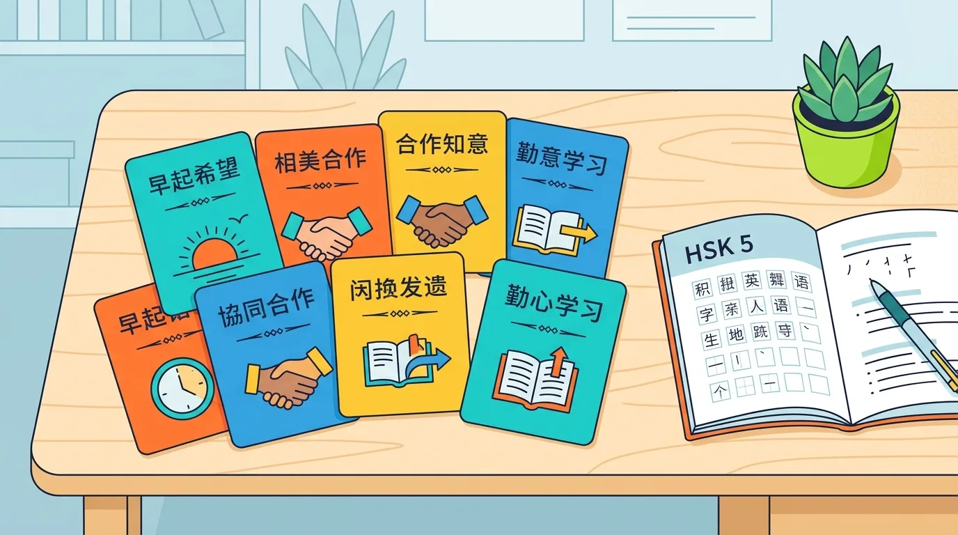 Thành ngữ 4 chữ tiếng Trung thường gặp trong đề thi HSK 5
