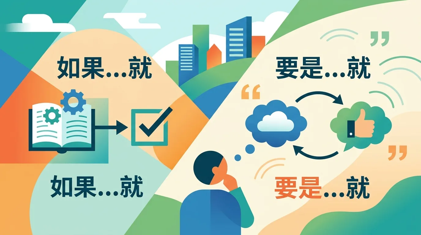 Câu điều kiện 如果…就 và 要是…就 trong tiếng Trung dùng thế nào?