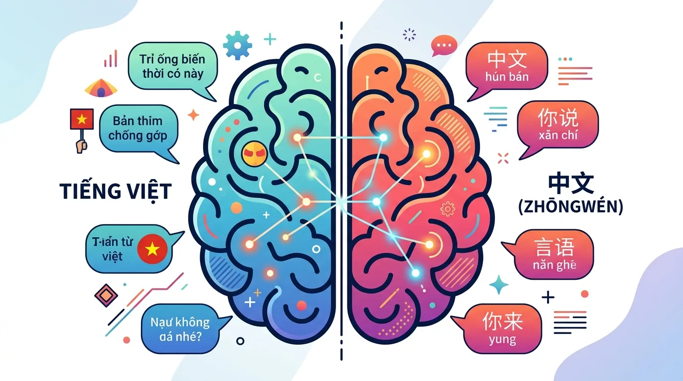 Tư duy bằng tiếng Trung giúp xây dựng phản xạ ngôn ngữ tự nhiên