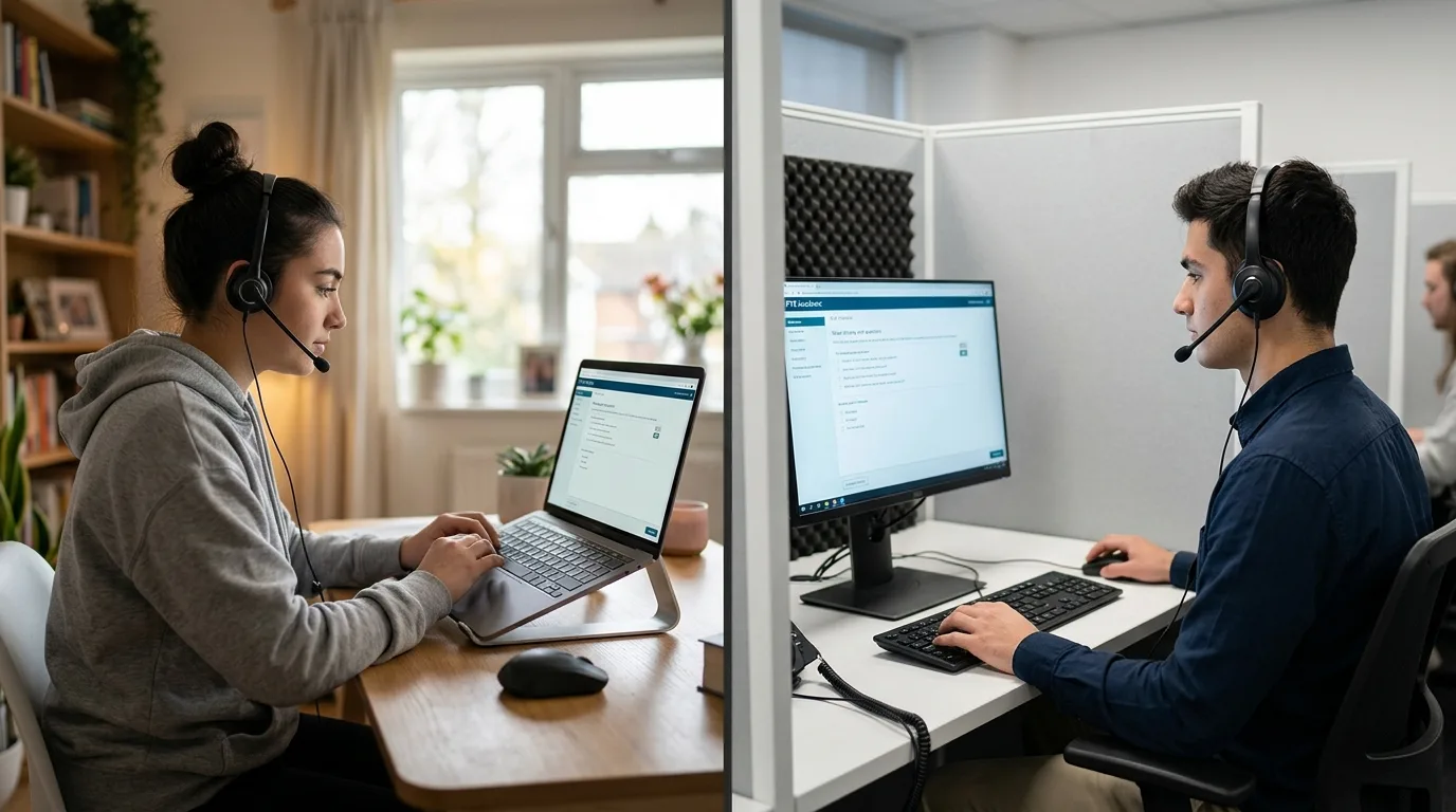 So sánh thi PTE Academic Online tại nhà và thi tại trung tâm khảo thí chính thức