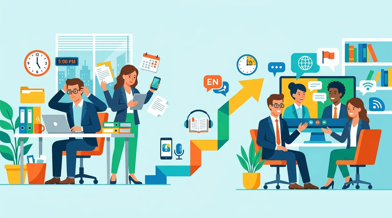 Tiếng Anh Giao Tiếp Cho Người Đi Làm: Bắt Đầu Từ Đâu Khi Quá Bận?