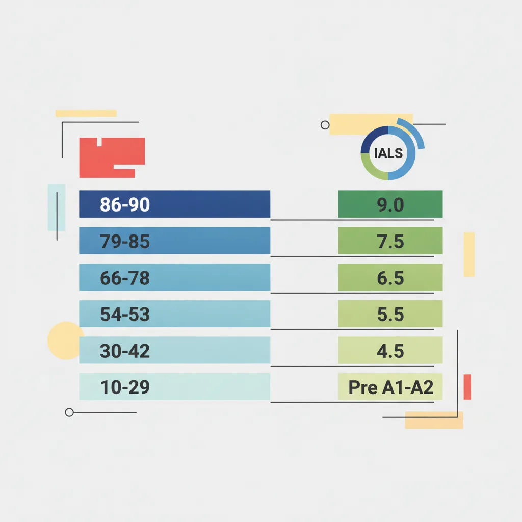 Bảng quy đổi điểm PTE sang IELTS chi tiết và chính xác năm 2025
