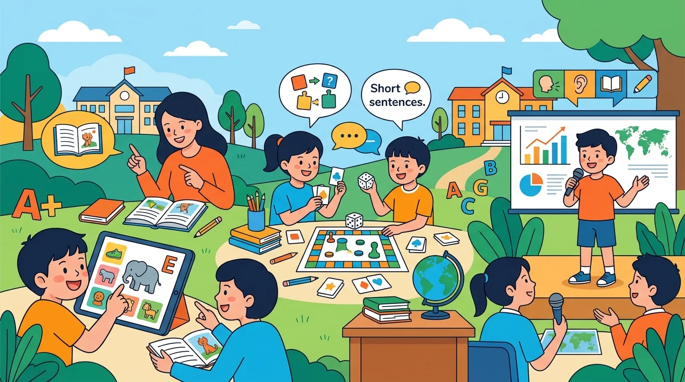Tiếng Anh cho học sinh tiểu học: Lộ trình học phù hợp từng độ tuổi 6–11