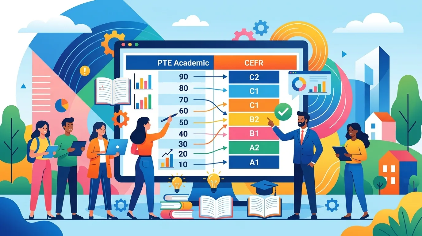 Cách quy đổi điểm PTE sang CEFR chi tiết nhất 2024