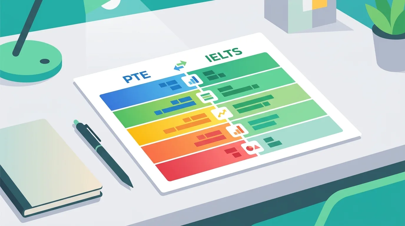 Bảng quy đổi điểm PTE Academic và IELTS cập nhật mới nhất 2024