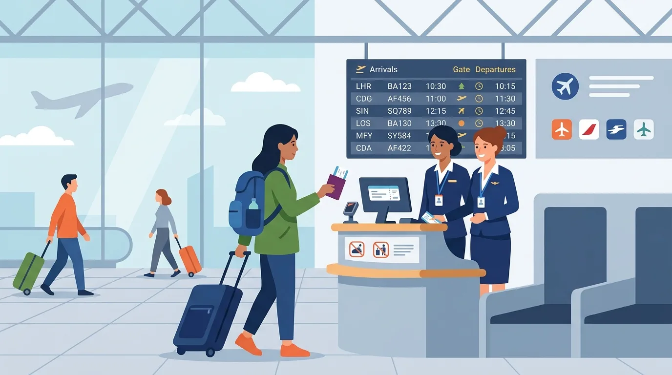 Từ vựng tiếng Anh tại sân bay giúp du khách làm thủ tục check-in dễ dàng