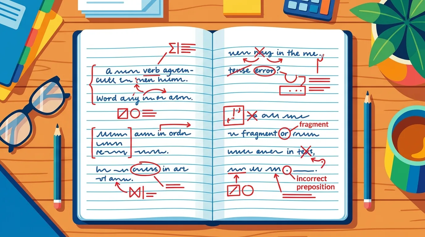 Các lỗi ngữ pháp phổ biến trong bài viết học thuật PTE Writing