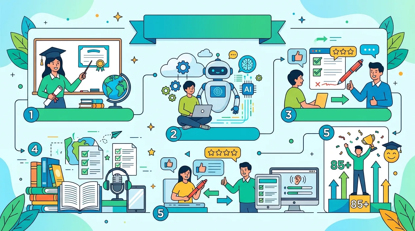 Checklist năm tiêu chí chọn khóa học luyện thi PTE online chất lượng cao