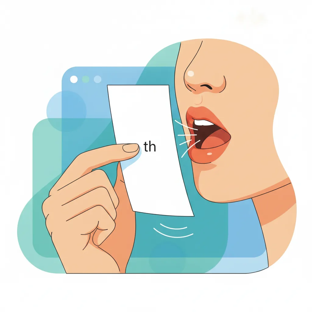 Kỹ thuật tờ giấy luyện phát âm tiếng Anh âm th chuẩn cho người Việt